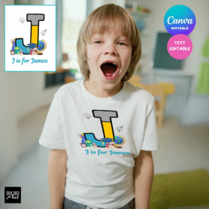 Custom Alphabet Kid/ Boy Girl Name For School